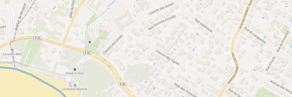 Plan du 17A Rue Dumont d’Urville à Vaux-sur-Mer