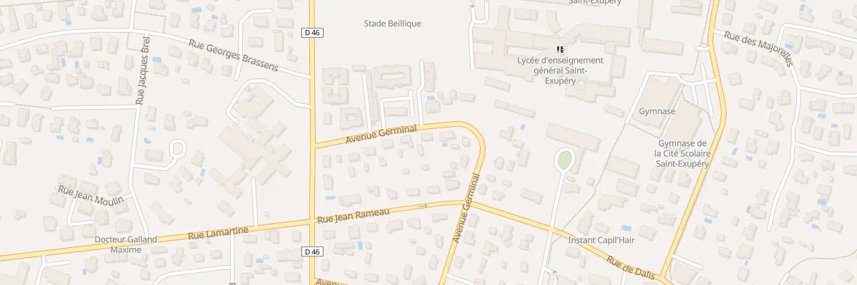Plan du 435 Av Germinal à Parentis-en-Born