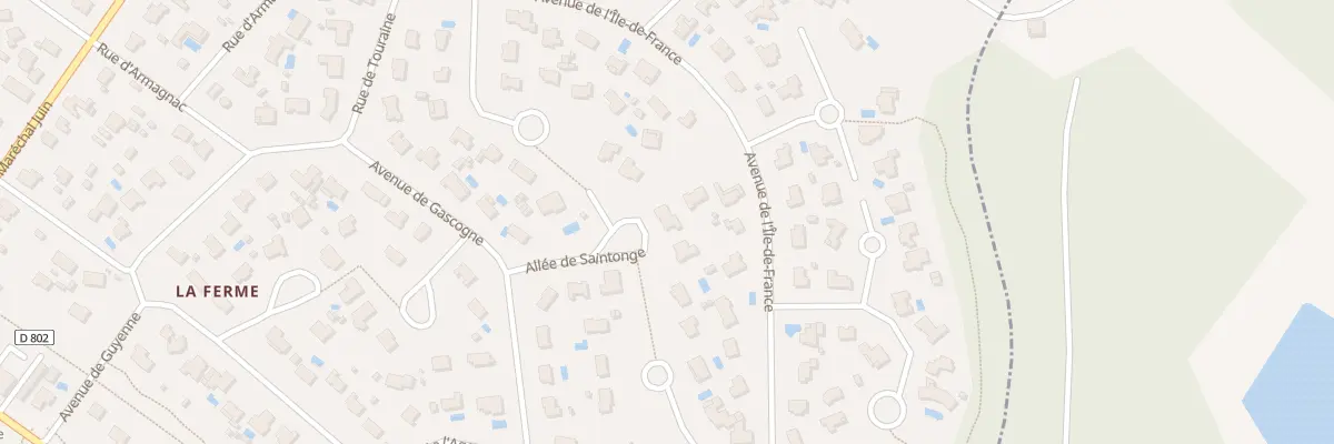 Plan du 12 All de Saintonge à Andernos-les-Bains