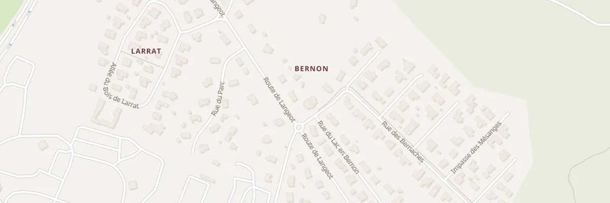 Plan du 418 Rue du Lac en Bernon à Sanguinet