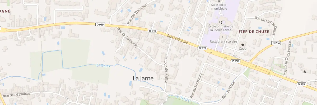 Plan du 13B Rue de Parthenay à La Jarne
