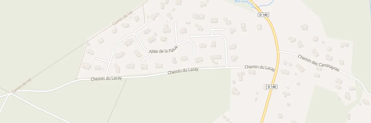 Plan du 931 All de la Palue à Taller