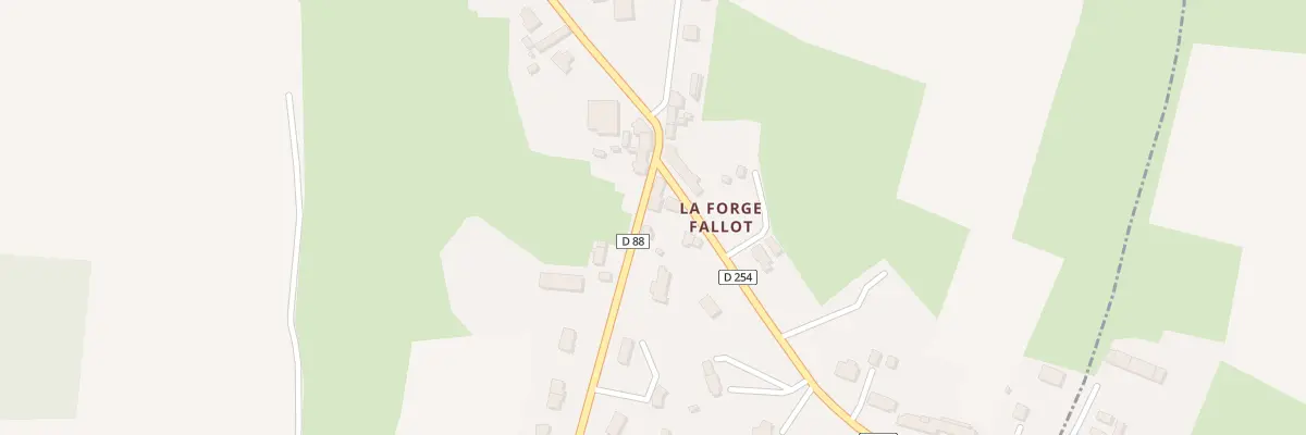 Plan du 33 La Forge Fallot à Airel