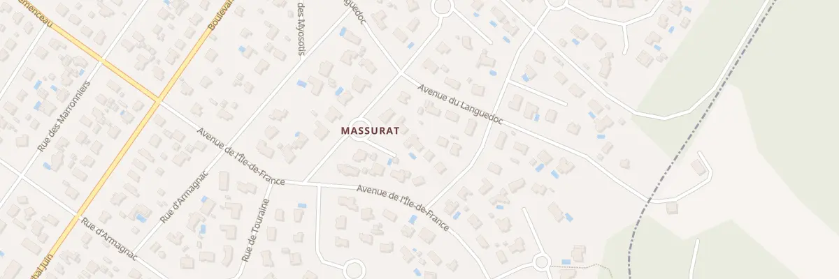 Plan du 4 All du Maine à Andernos-les-Bains