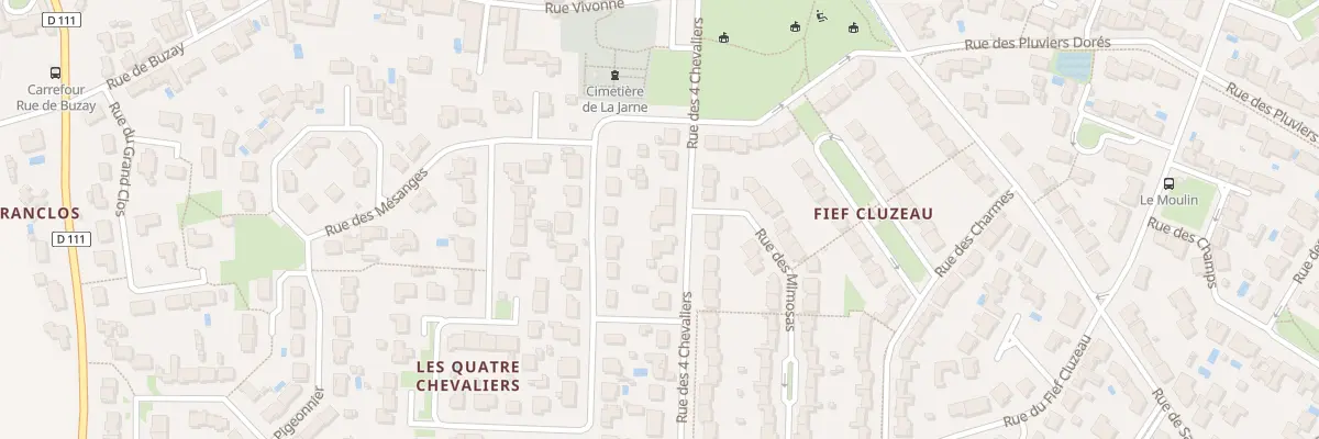 Plan du 8 Rue des Quatre Chevaliers à La Jarne