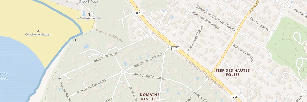 Plan du 3 Av de Cordouan à Vaux-sur-Mer