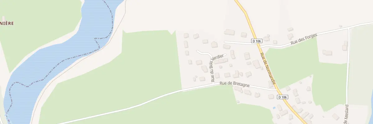 Plan du 5 Rue du Bois Verdier à Bourgon