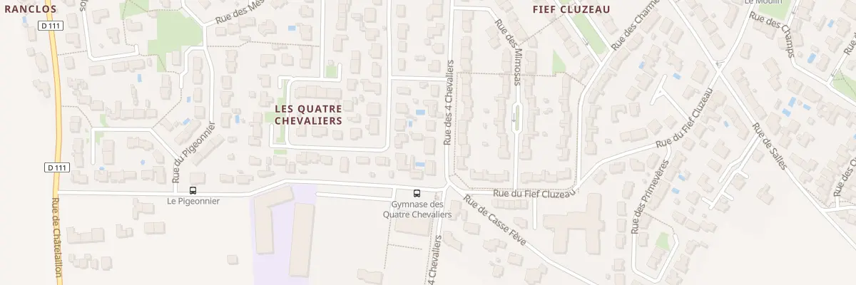 Plan du 22 Rue des Quatre Chevaliers à La Jarne