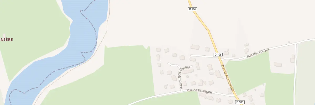 Plan du 11 Rue du Bois Verdier à Bourgon