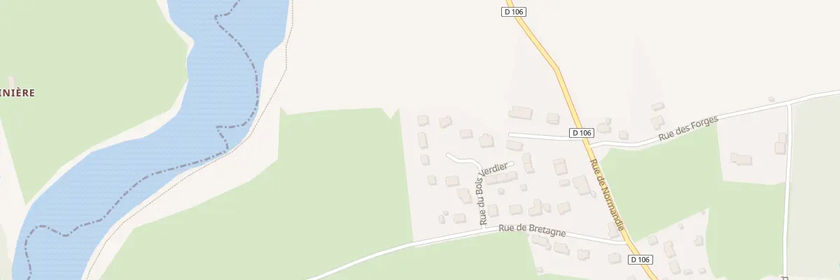 Plan du 9 Rue du Bois Verdier à Bourgon