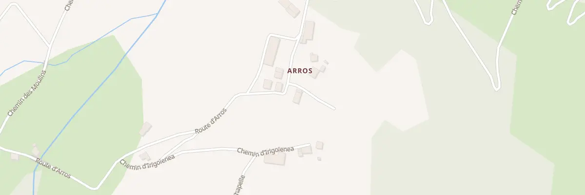 Plan du 2795 Rte d’Arros à Larceveau-Arros-Cibits