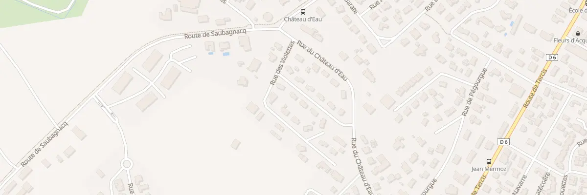 Plan du 4 Rue des Bruyères à Dax