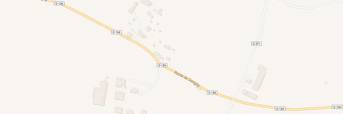 Plan du 1245 Rte de Savigny aux Loges-Marchis