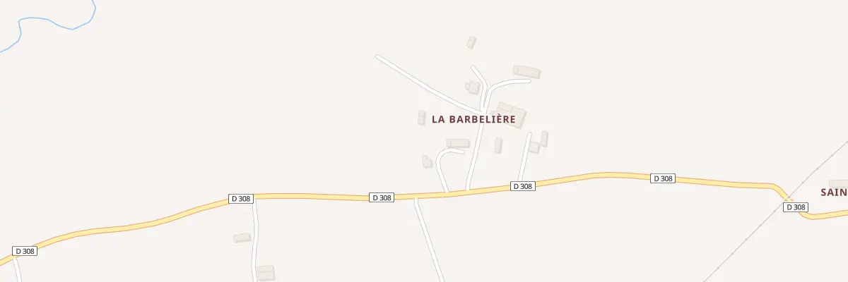 Plan du 1 Rte de la Barbeliere - Courson à Noues de Sienne