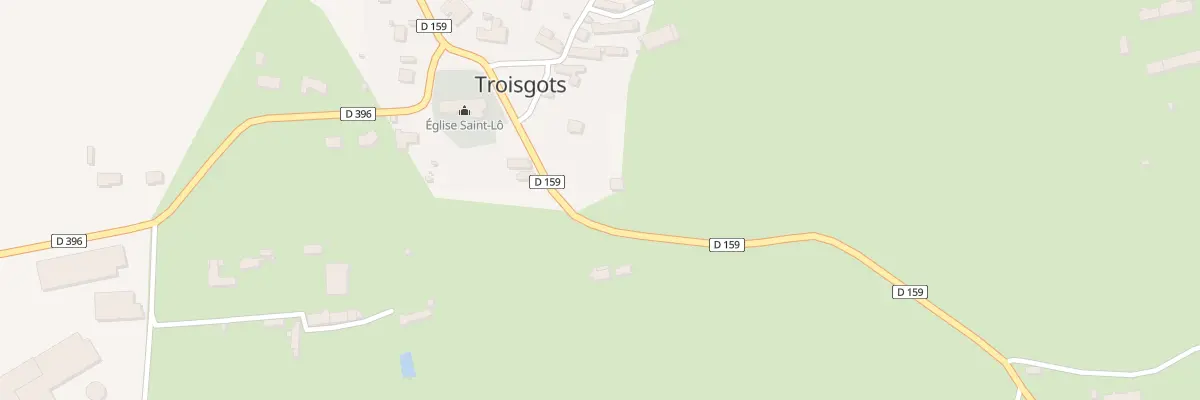 Plan du 1 Rte de la Chapelle à Condé-sur-Vire