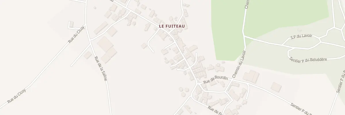 Plan du 13 Rue du fuiteau à Chantonnay