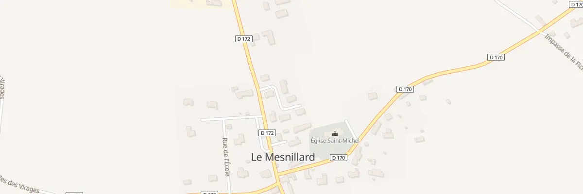Plan du 3 Lot de la Mairie au Mesnillard