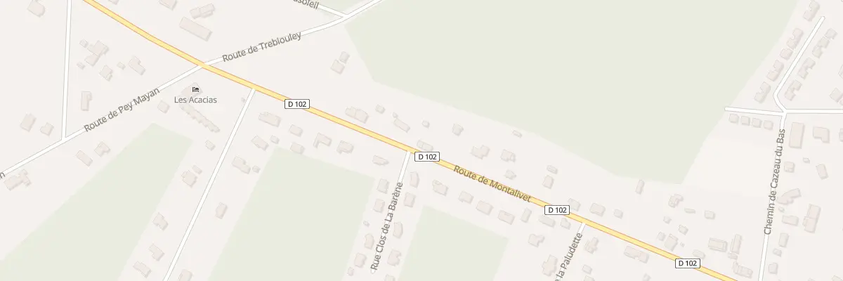 Plan du 77 Rte de Montalivet à Vendays-Montalivet