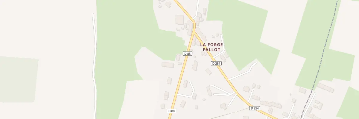 Plan du 26 La Forge Fallot à Airel