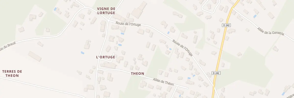 Plan du 4 Imp des Violettes à Breuillet
