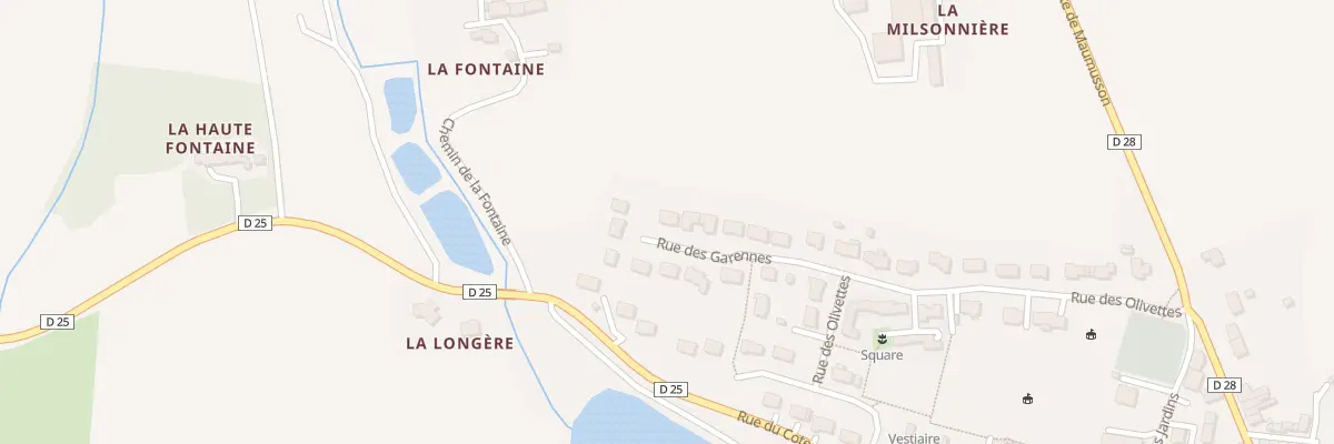 Plan du 12 Rue des Garennes à Loireauxence