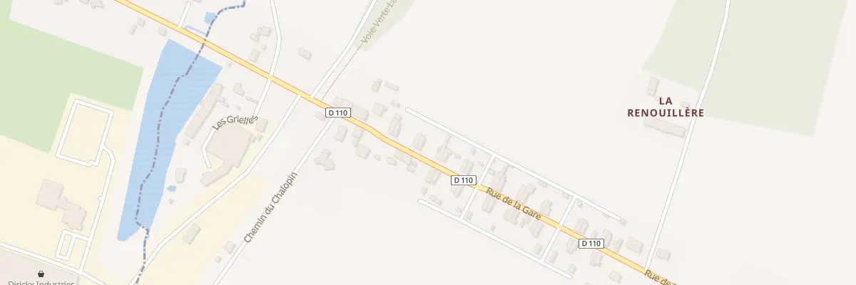 Plan du 39 Rue de la Gare à Renazé