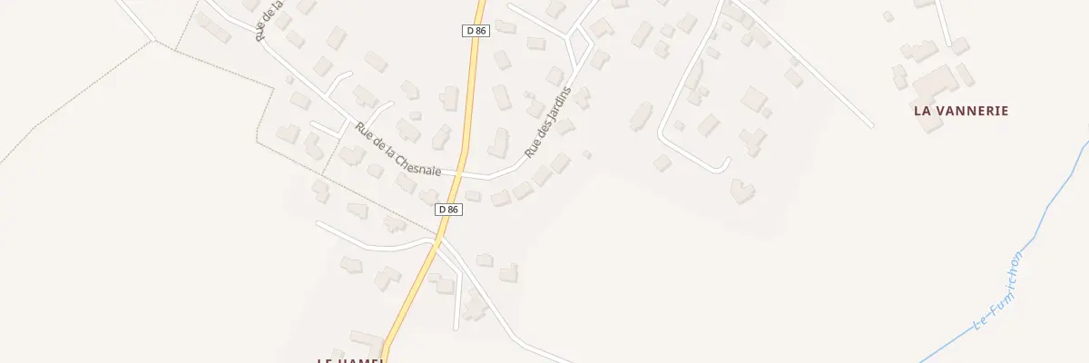 Plan du 21 Rue des Jardins à Baudre