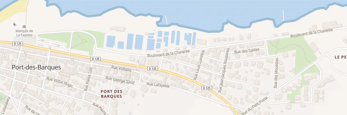 Plan du 1 Rue du Mal Leclerc à Port-des-Barques
