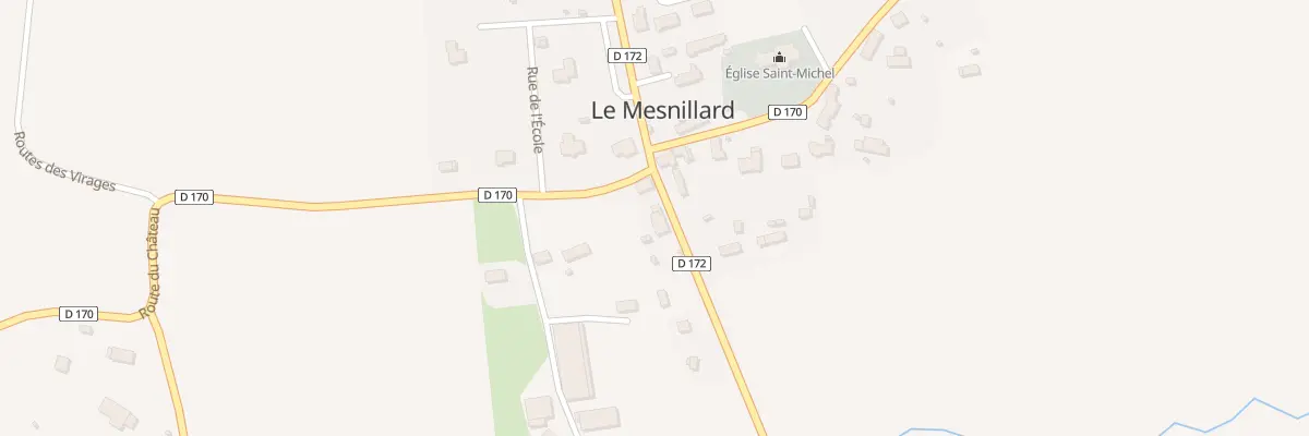 Plan du 2 Rte de Parigny au Mesnillard