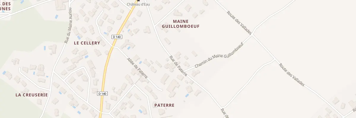 Plan du 11 Rue de Paterre à Chaillevette