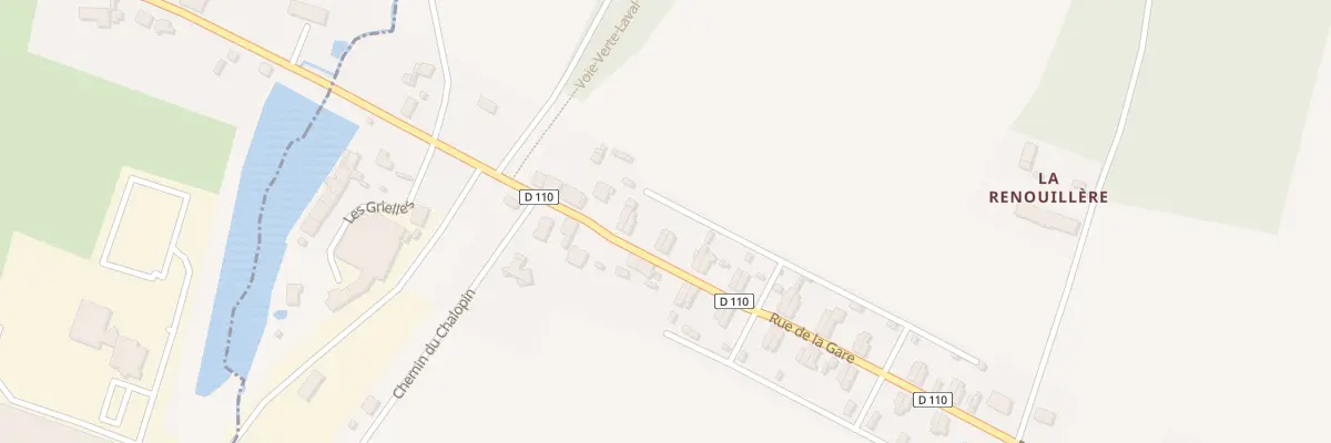 Plan du 41 Rue de la Gare à Renazé