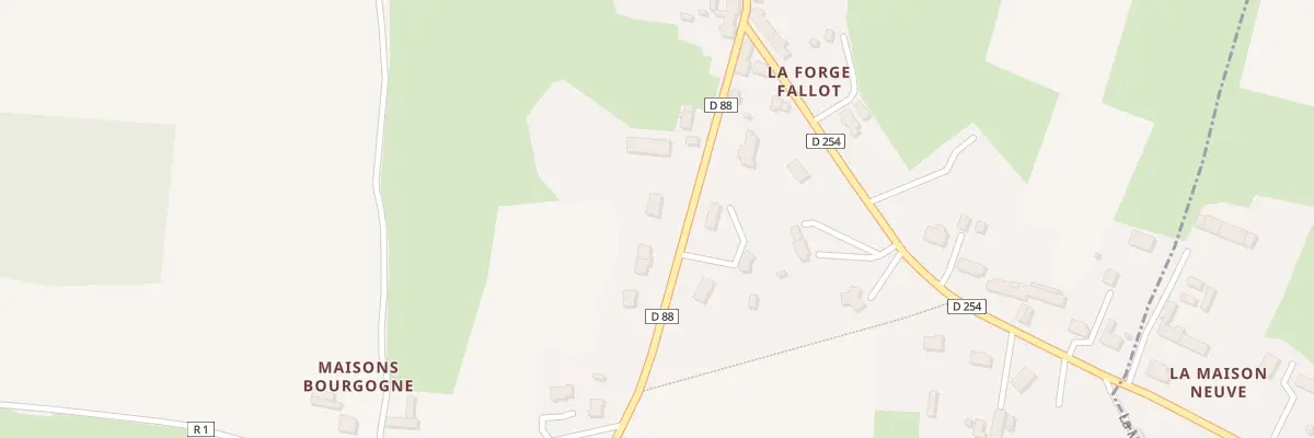 Plan du 30 La Forge Fallot à Airel