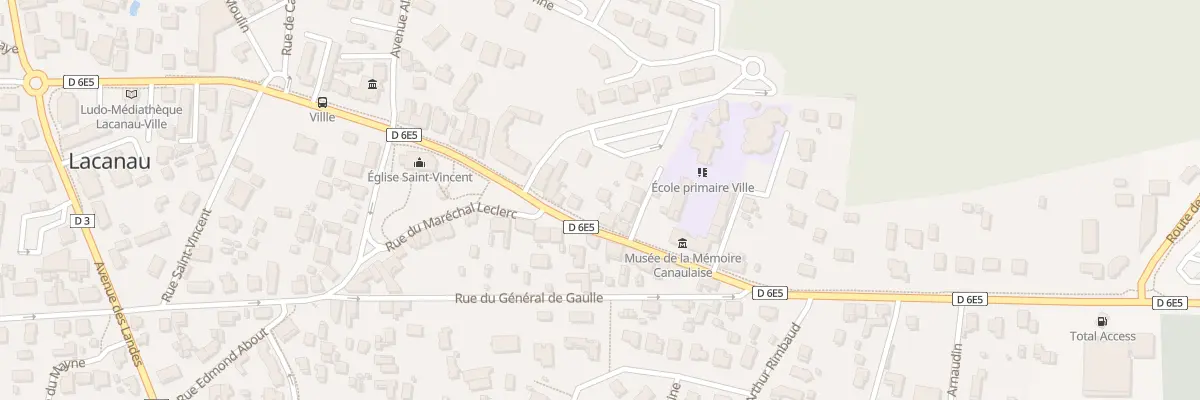 Plan du 69 Av de la Libération à Lacanau