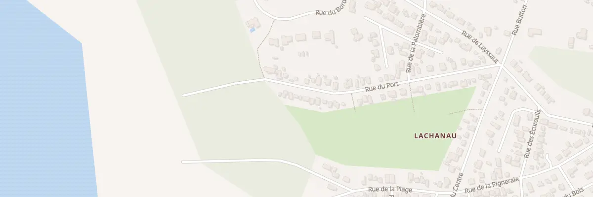 Plan du 48 Rue du Port à Hourtin