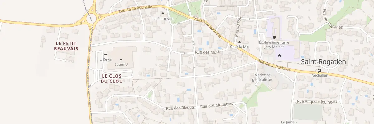 Plan du 2 Rue des Murs à Saint-Rogatien
