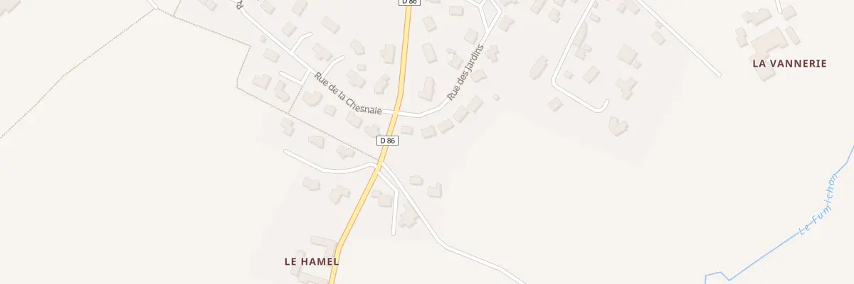 Plan du 23 Rue des Jardins à Baudre