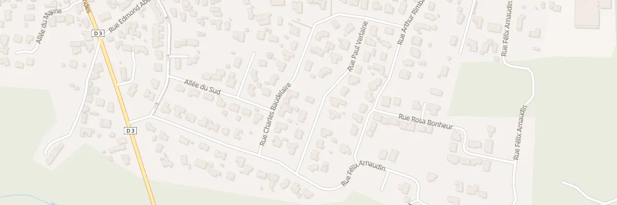 Plan du 8 Rue Paul Verlaine à Lacanau