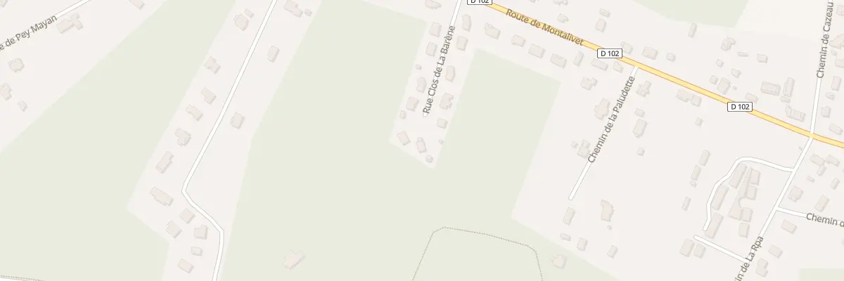 Plan du 6 Rue Clos de la Barenne à Vendays-Montalivet