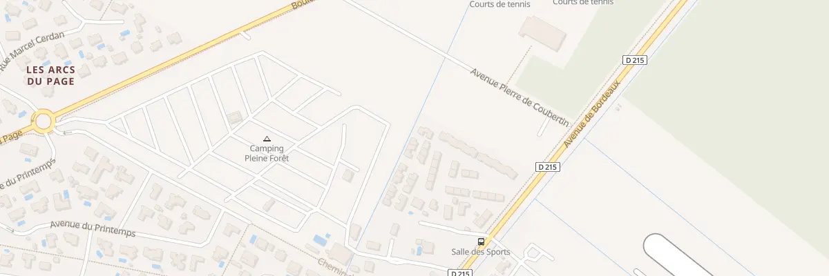 Plan du 189T Av de Bordeaux à Andernos-les-Bains