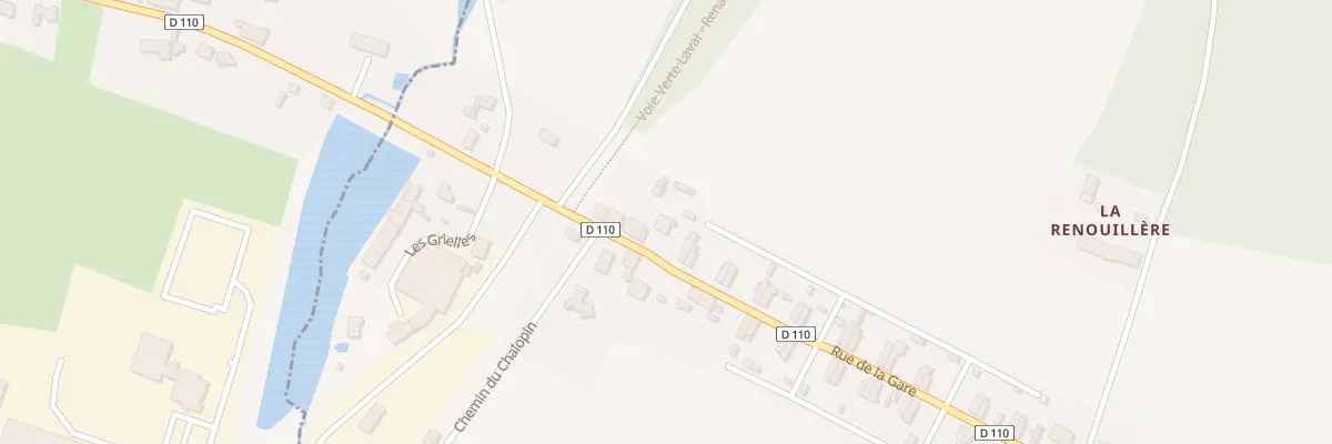 Plan du 47 Rue de la Gare à Renazé
