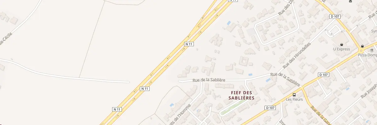Plan du 16 Rue de la Sablière à Dompierre-sur-Mer