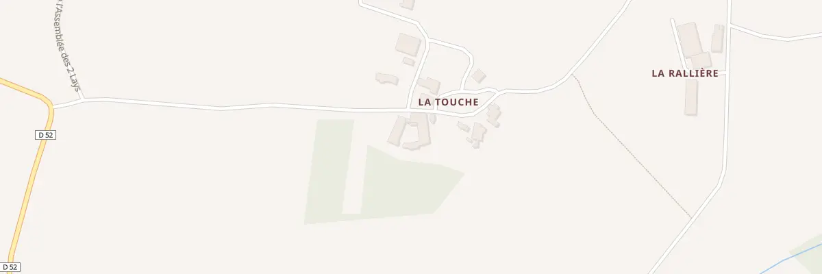 Plan du 2 La Touche à La Réorthe