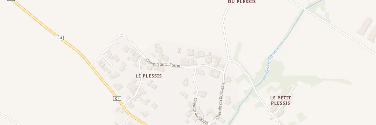Plan du 14 Che de la Forge à Mouchamps