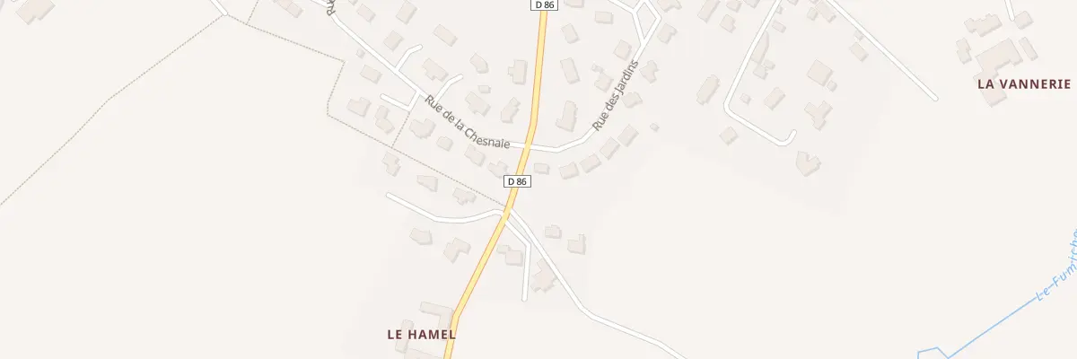 Plan du 24 Rue des Jardins à Baudre