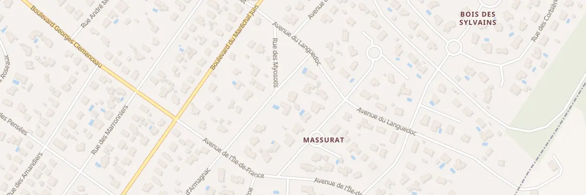 Plan du 16 Rue des Myosotis à Andernos-les-Bains
