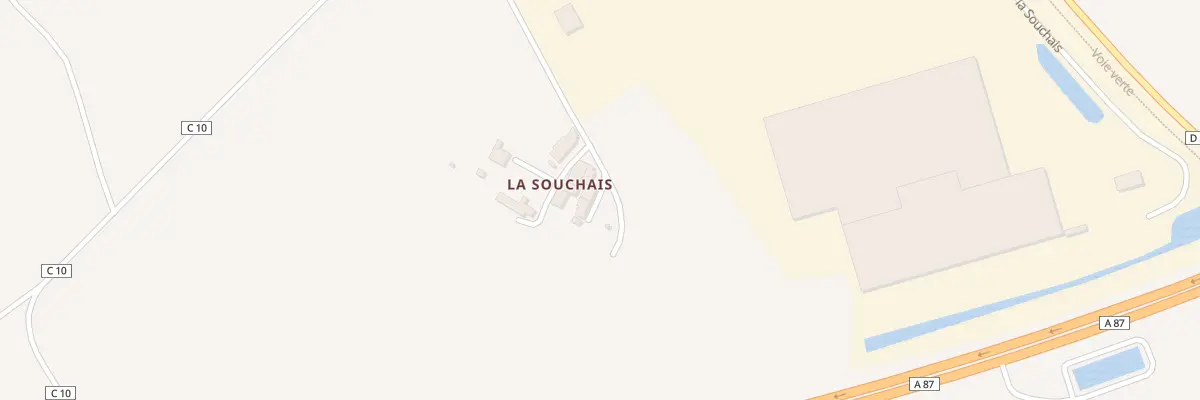 Plan du 5305 La Souchaie à Beaurepaire