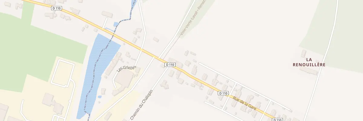 Plan du 51 Rue de la Gare à Renazé