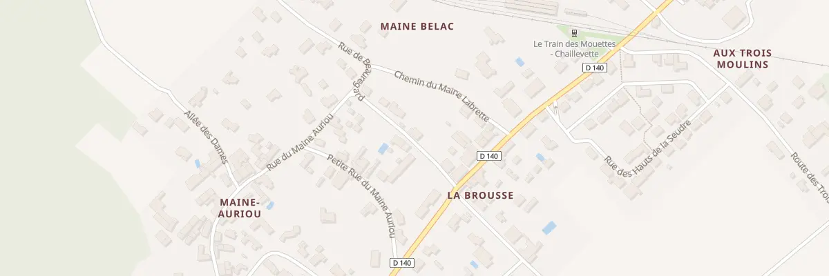 Plan du 6 Rue de Beauregard à Chaillevette