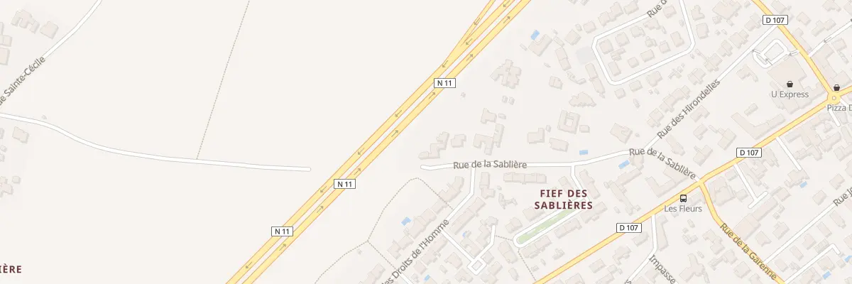 Plan du 14 Rue de la Sablière à Dompierre-sur-Mer