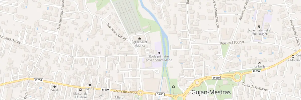 Plan du 10B Av de l’Eglise à Gujan-Mestras
